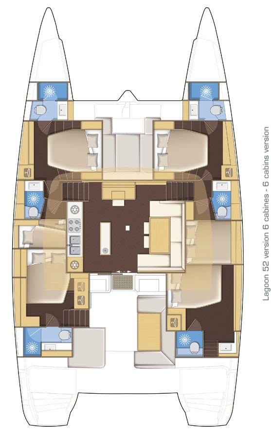 Book Lagoon 52 - 6 cab. Catamaran for bareboat charter in ACI Marina Skradin, Šibenik region, Croatia with TripYacht!, picture 2