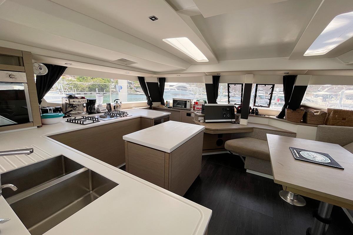 Book Fountaine Pajot Saba 50 - 6 cab Catamaran for bareboat charter in BVI, Tortola, Nanny Cay Marina, British Virgin Islands with TripYacht!, picture 11