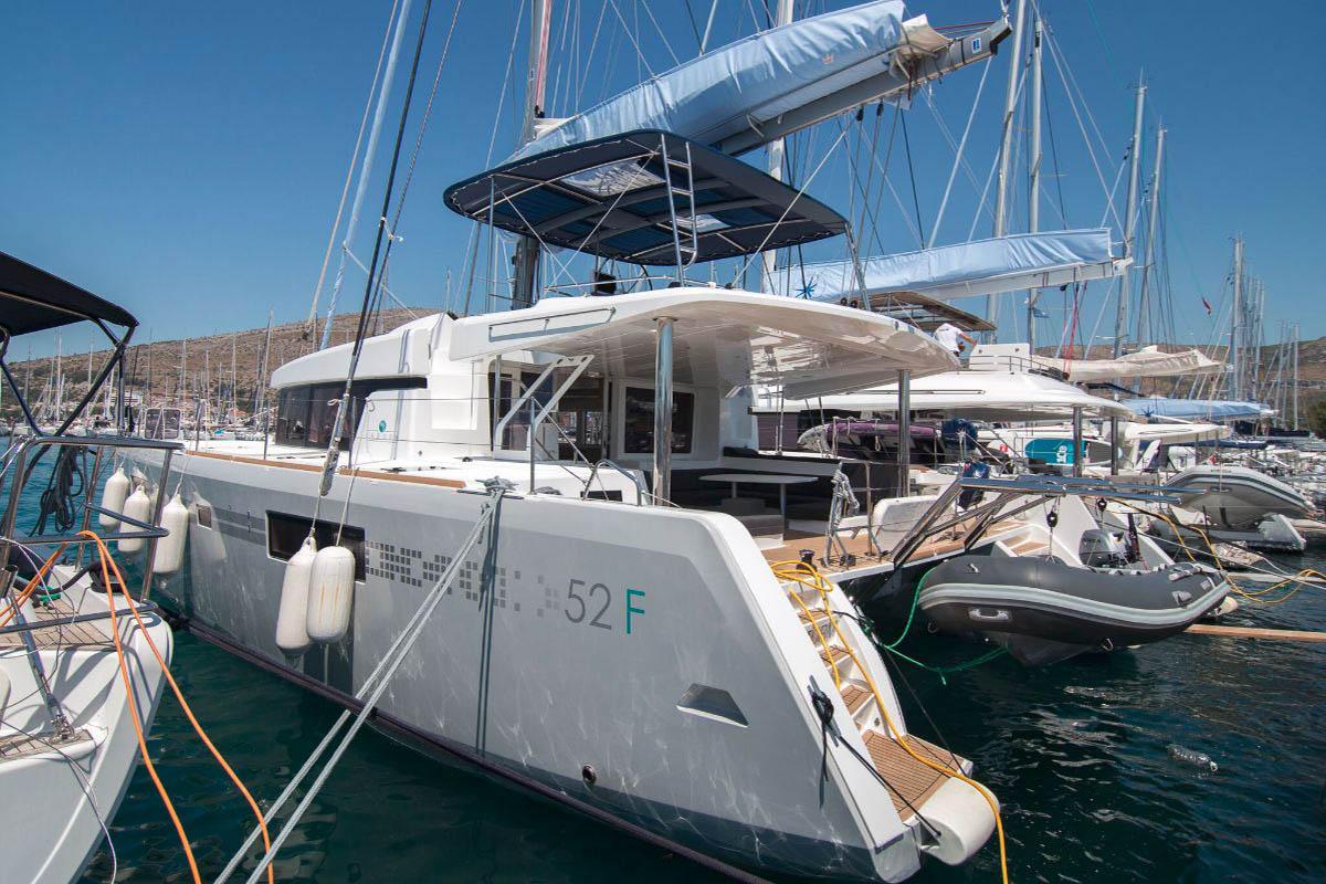 Book Lagoon 52 F - 6 + 1 cab. Catamaran for bareboat charter in BVI, Tortola, Nanny Cay Marina, British Virgin Islands with TripYacht!, picture 1
