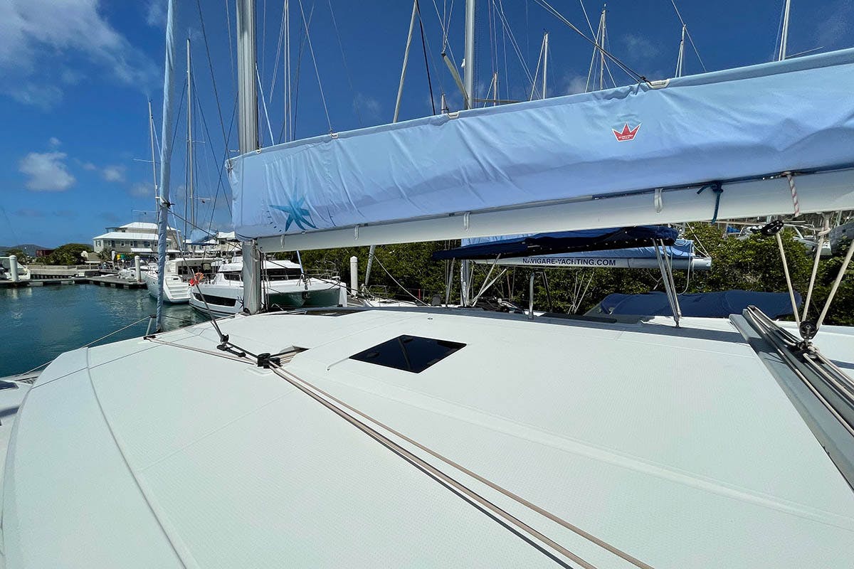 Book Fountaine Pajot Lucia 40 - 3 cab. Catamaran for bareboat charter in BVI, Tortola, Nanny Cay Marina, British Virgin Islands with TripYacht!, picture 8