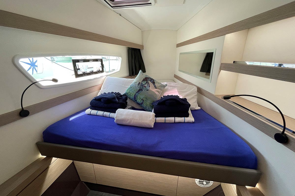 Book Fountaine Pajot Lucia 40 - 3 cab. Catamaran for bareboat charter in BVI, Tortola, Nanny Cay Marina, British Virgin Islands with TripYacht!, picture 22