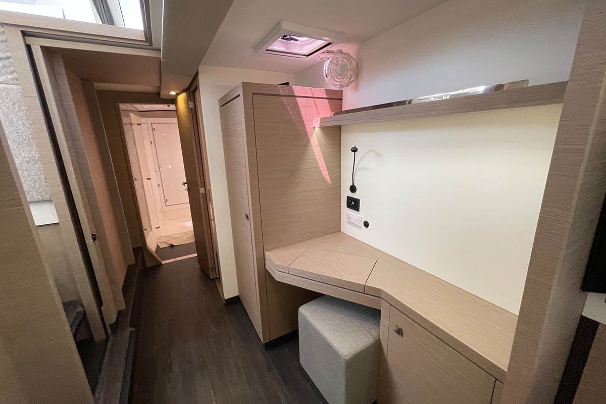 Book Fountaine Pajot Lucia 40 - 3 cab. Catamaran for bareboat charter in BVI, Tortola, Nanny Cay Marina, British Virgin Islands with TripYacht!, picture 20