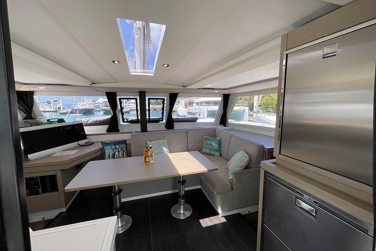 Book Fountaine Pajot Lucia 40 - 3 cab. Catamaran for bareboat charter in BVI, Tortola, Nanny Cay Marina, British Virgin Islands with TripYacht!, picture 10