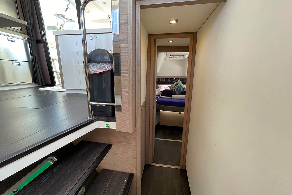 Book Fountaine Pajot Lucia 40 - 3 cab. Catamaran for bareboat charter in BVI, Tortola, Nanny Cay Marina, British Virgin Islands with TripYacht!, picture 23