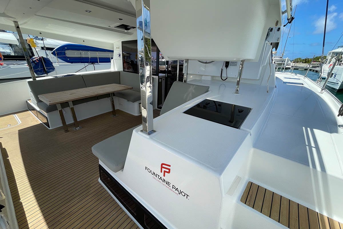 Book Fountaine Pajot Lucia 40 - 3 cab. Catamaran for bareboat charter in BVI, Tortola, Nanny Cay Marina, British Virgin Islands with TripYacht!, picture 5