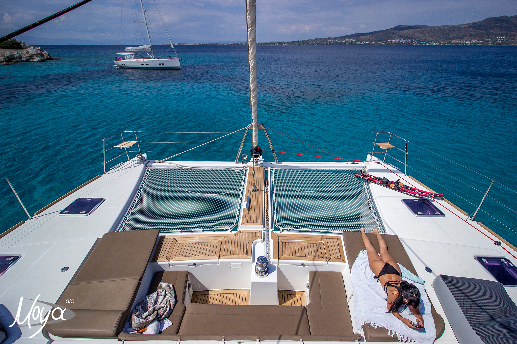 Book Lagoon 560 - 5 + 2 cab. Catamaran for bareboat charter in Athens, Alimos marina, Athens area/Saronic/Peloponese, Greece with TripYacht!, picture 5