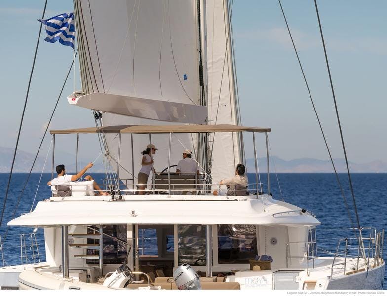 Book Lagoon 560 - 5 + 2 cab. Catamaran for bareboat charter in Athens, Alimos marina, Athens area/Saronic/Peloponese, Greece with TripYacht!, picture 7