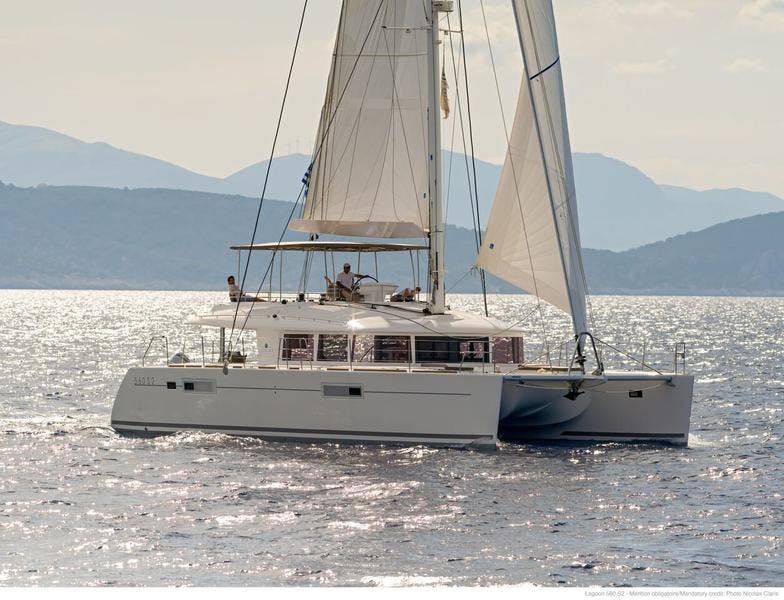 Book Lagoon 560 - 5 + 2 cab. Catamaran for bareboat charter in Athens, Alimos marina, Athens area/Saronic/Peloponese, Greece with TripYacht!, picture 6