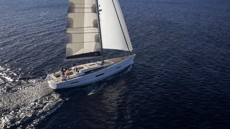 Book Dufour 560 GL - 3 + 1 cab. Sailing yacht for bareboat charter in Athens, Alimos marina, Athens area/Saronic/Peloponese, Greece with TripYacht!, picture 1