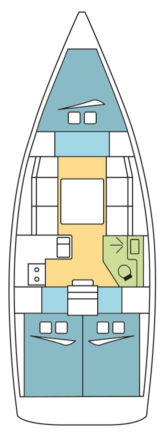 Book Dufour 360 GL - 3 cab. Sailing yacht for bareboat charter in Stockholm, Moranviken Marina, Stockholm County, Sweden with TripYacht!, picture 2
