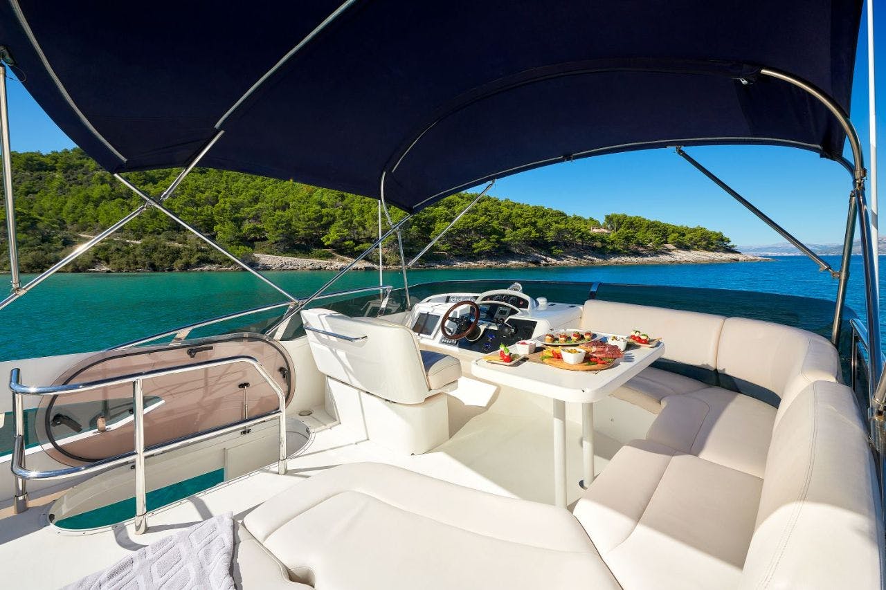 Book Princess 42 Fly Motor yacht for bareboat charter in Marina Lav - Podstrana, Split region, Croatia with TripYacht!, picture 5