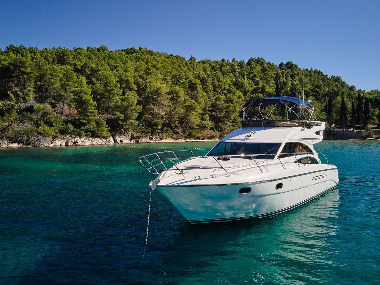 Book Princess 42 Fly Motor yacht for bareboat charter in Marina Lav - Podstrana, Split region, Croatia with TripYacht!, picture 28