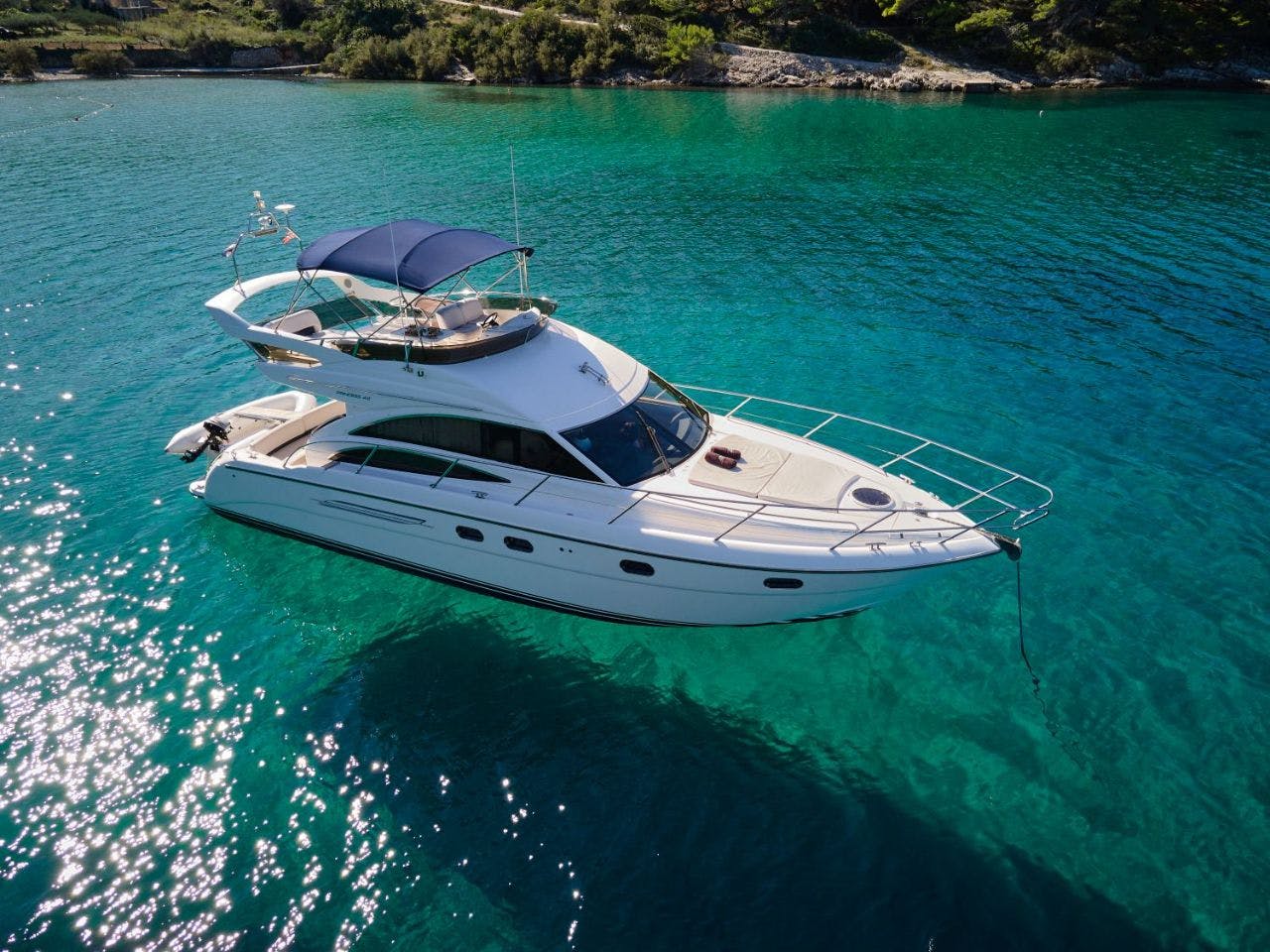 Book Princess 42 Fly Motor yacht for bareboat charter in Marina Lav - Podstrana, Split region, Croatia with TripYacht!, picture 3
