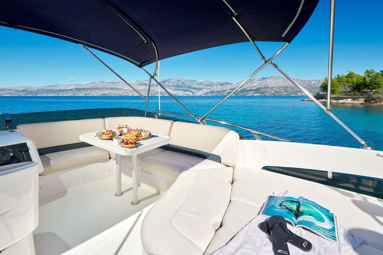 Book Princess 42 Fly Motor yacht for bareboat charter in Marina Lav - Podstrana, Split region, Croatia with TripYacht!, picture 15