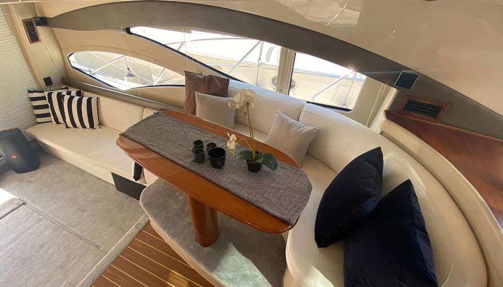 Book Cruiser Fly 47ft Motor yacht for bareboat charter in Dubai, Marina Yacht Club, Dubai, United Arab Emirates with TripYacht!, picture 9