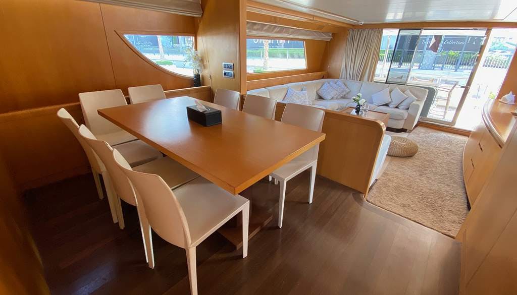 Book San Lorenzo 72 Luxury motor yacht for bareboat charter in Dubai, D-Marin Business Bay Marina, Dubai, United Arab Emirates with TripYacht!, picture 8