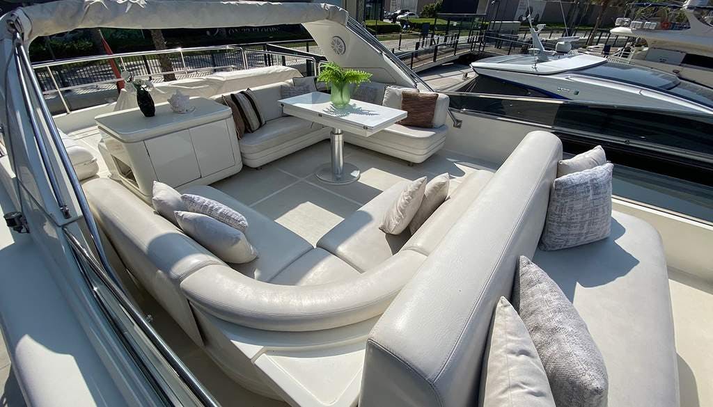 Book San Lorenzo 72 Luxury motor yacht for bareboat charter in Dubai, D-Marin Business Bay Marina, Dubai, United Arab Emirates with TripYacht!, picture 3