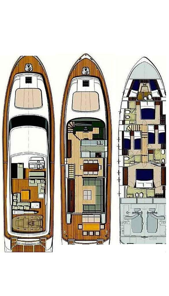 Book San Lorenzo 72 Luxury motor yacht for bareboat charter in Dubai, D-Marin Business Bay Marina, Dubai, United Arab Emirates with TripYacht!, picture 2